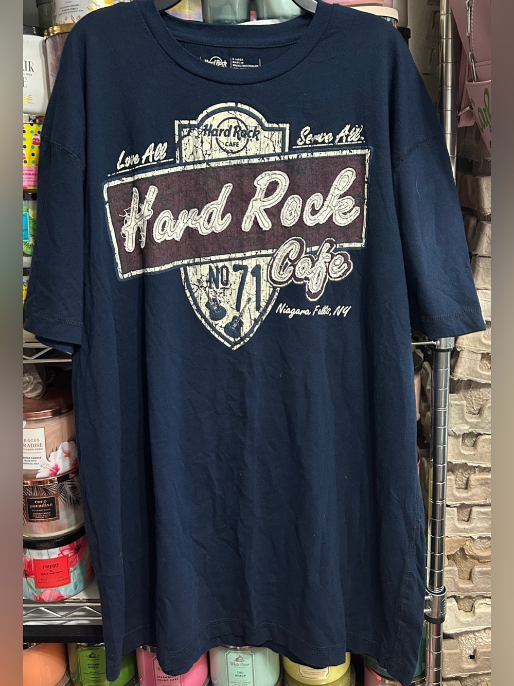 Hard Rock Cafe Navy Short Sleeve Graphic Tee